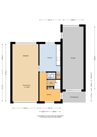 Plattegrond - Dahliastraat 3, 6942 VT Didam - Begane grond - 2D.jpg